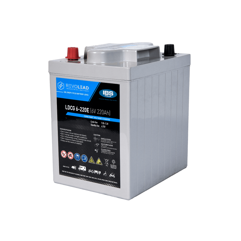 Batteria auto REVOLEAD LDCG6 220E GEL 6V 220Ah